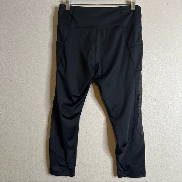 Flex N Black Mesh Active Leggings - Picture 2 of 5